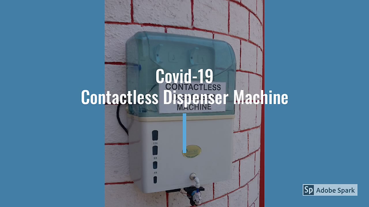 DIY contactless sanitizer dispenser