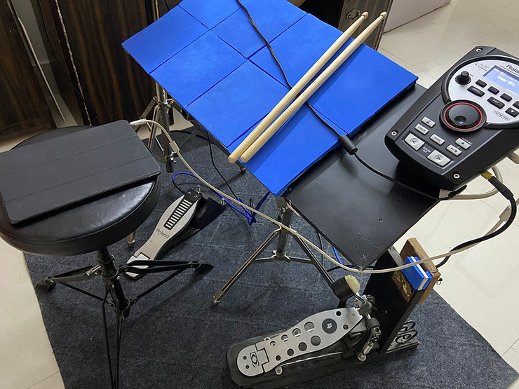 DIY octopad built with piezo sensors